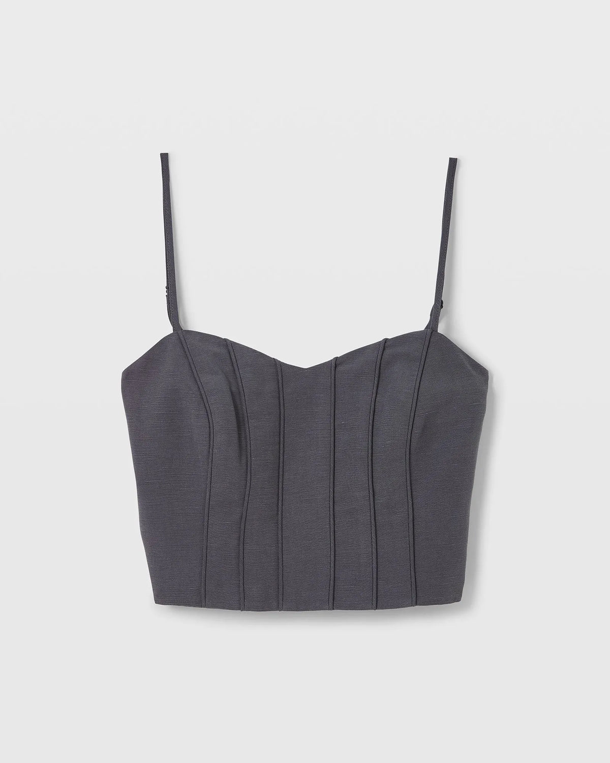 Pintuck Bandeau Top