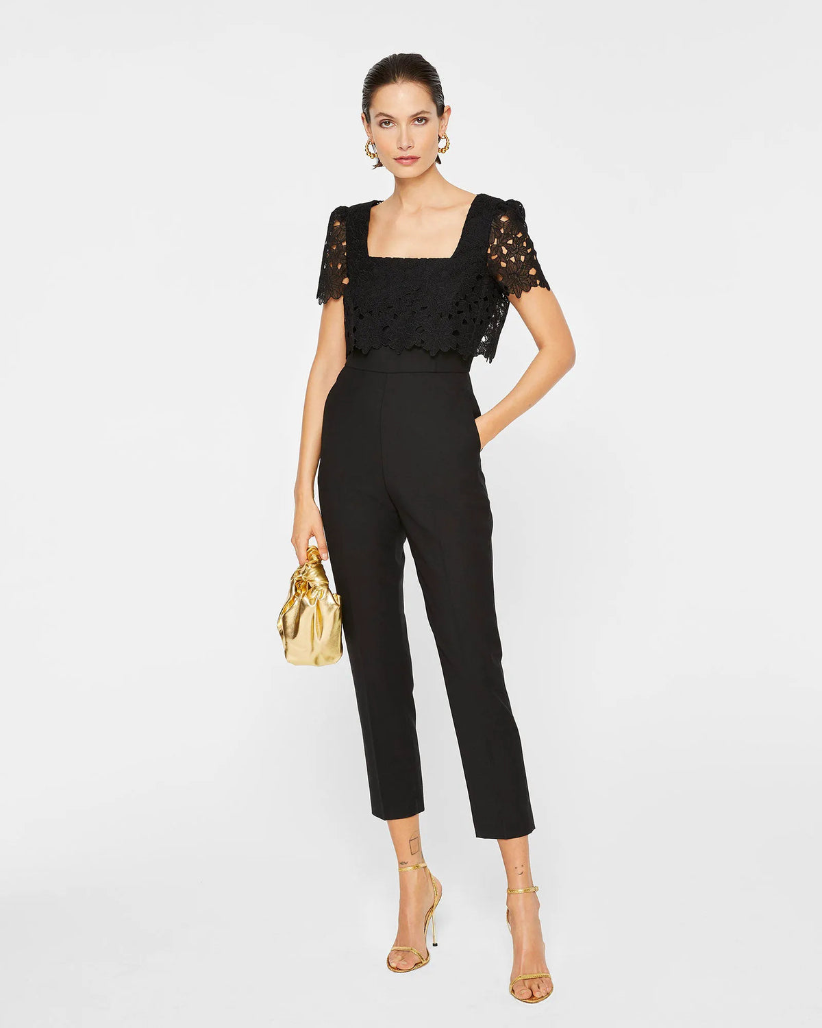 Lace Layered Jumpsuit