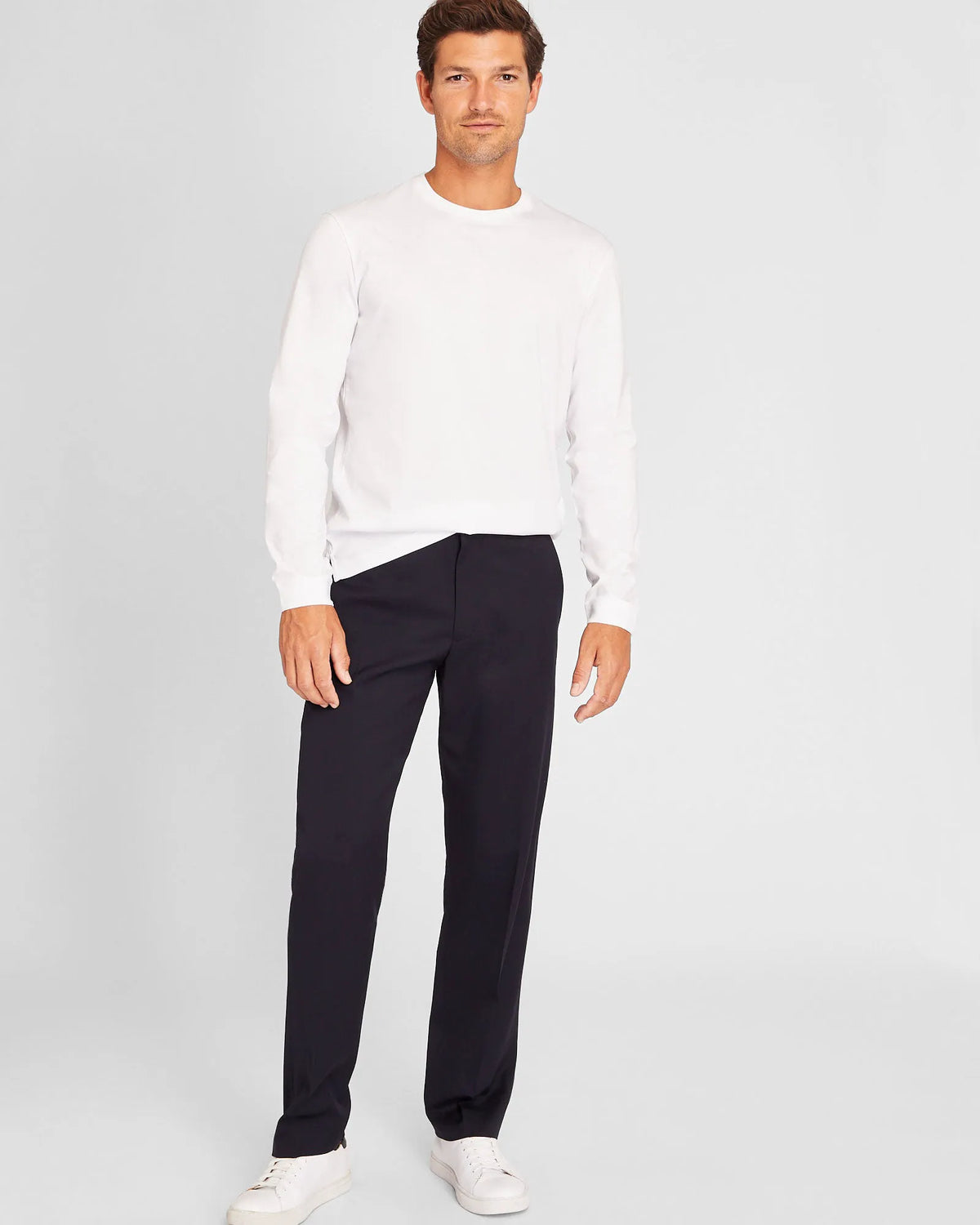 Straight Wool Trouser