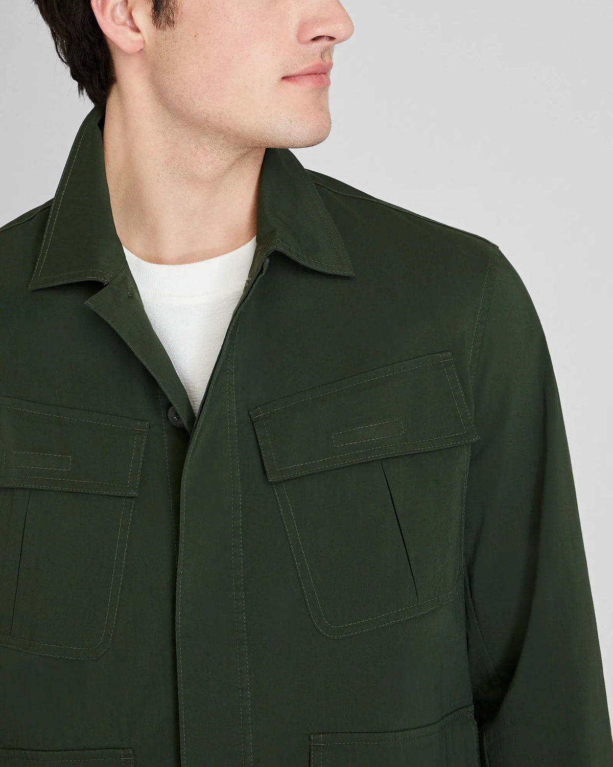 Poplin Shirt Jacket