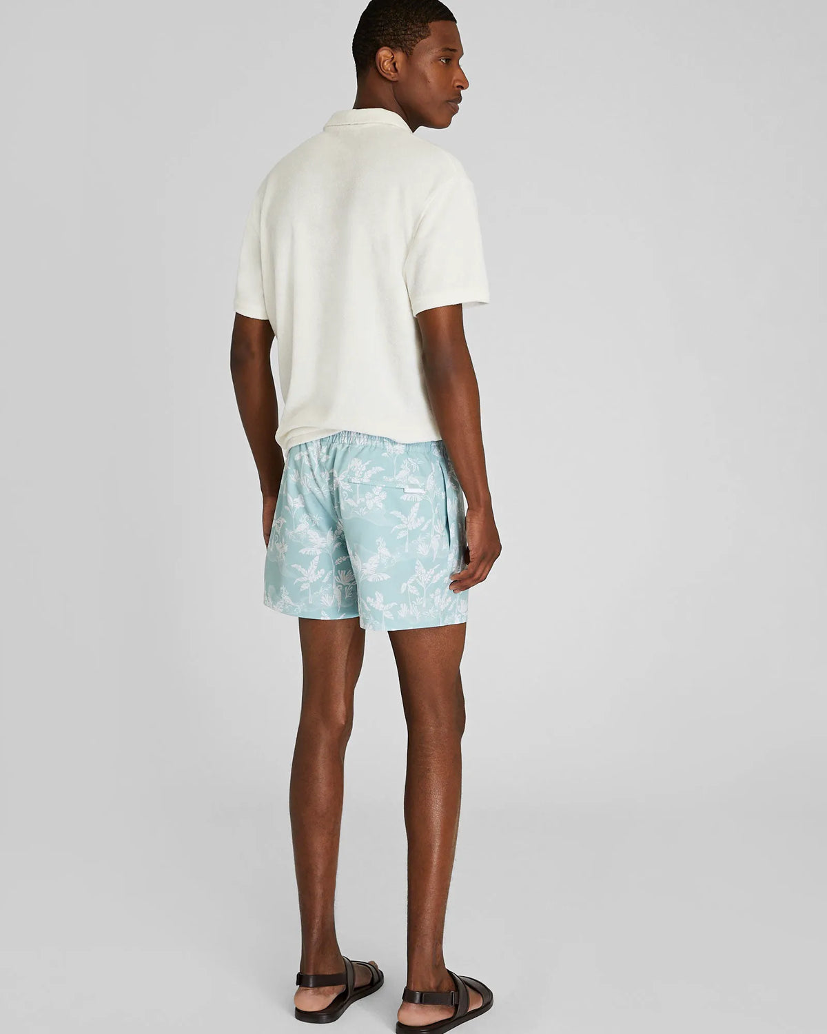 Arlen Jungle Print 4" Swim Trunk