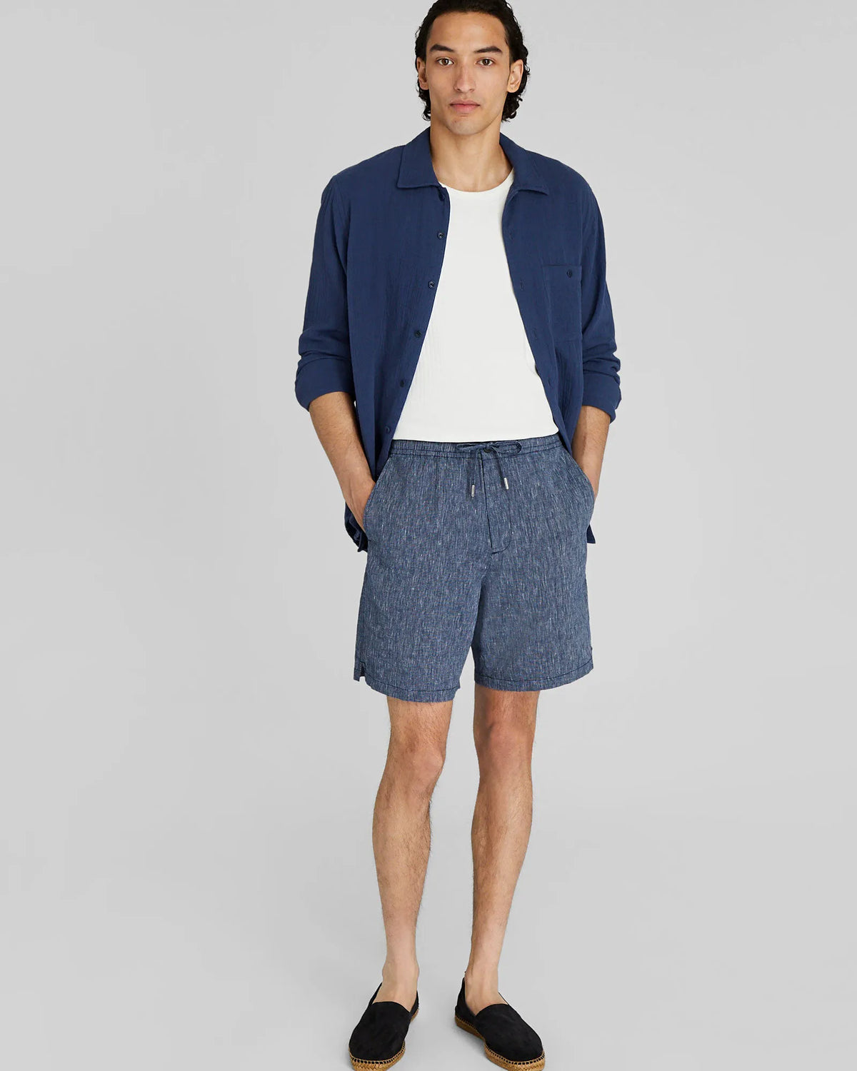 Elasticated Linen Short