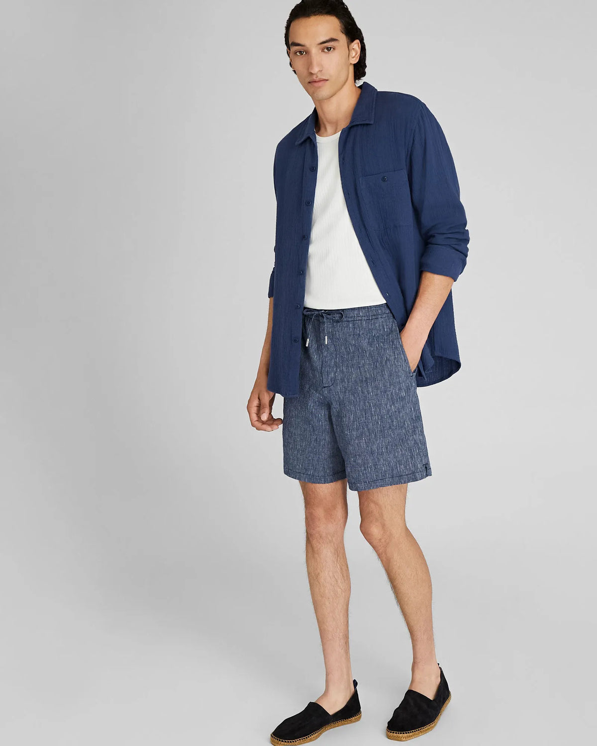 Elasticated Linen Short