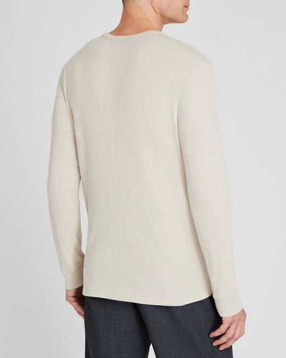 Long-Sleeve Waffle Crew