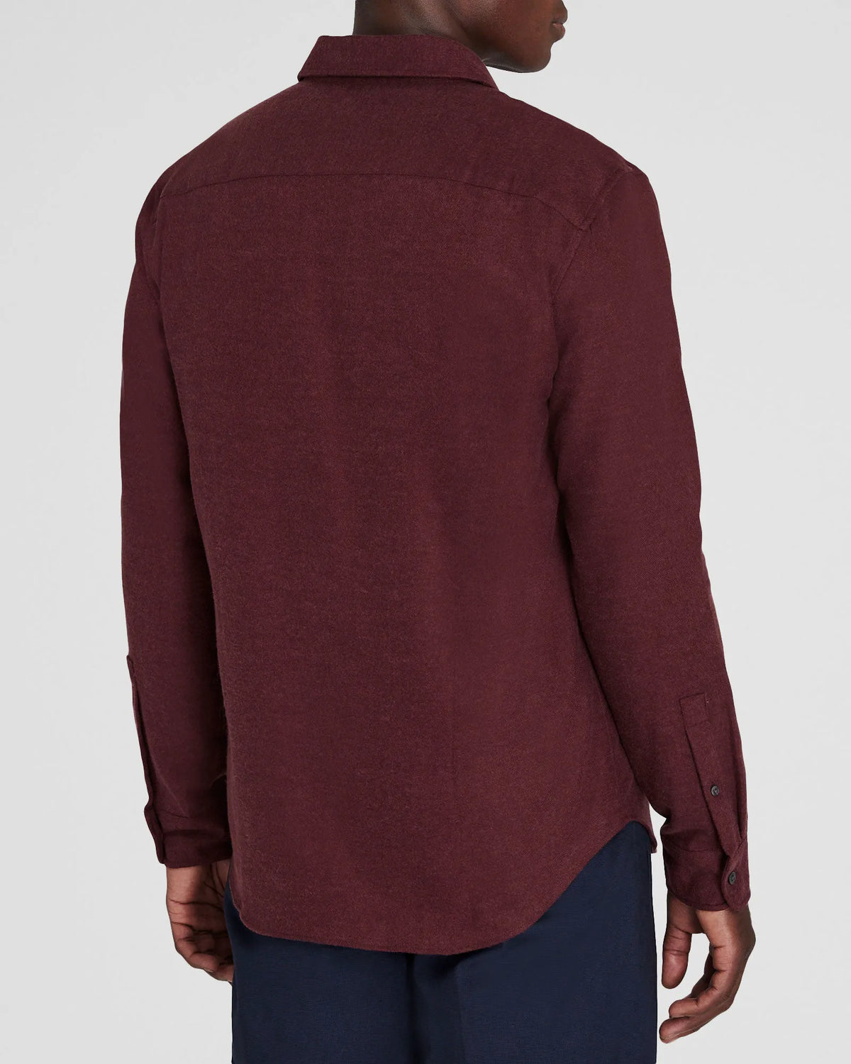 Solid Lightweight Flannel Shirt