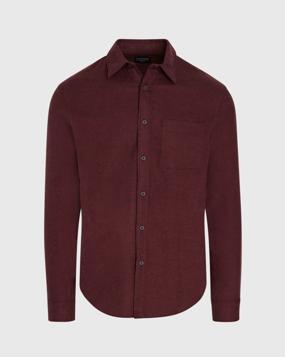 Solid Lightweight Flannel Shirt