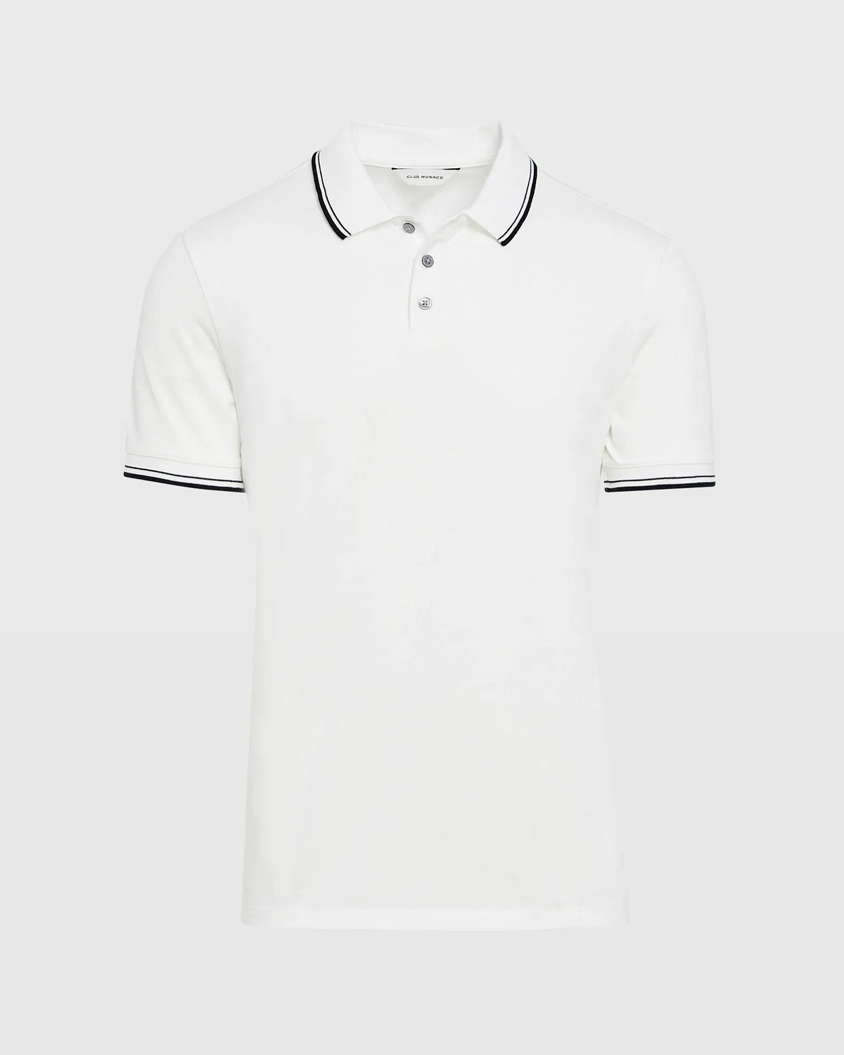 Tipped Collar Cotton Polo