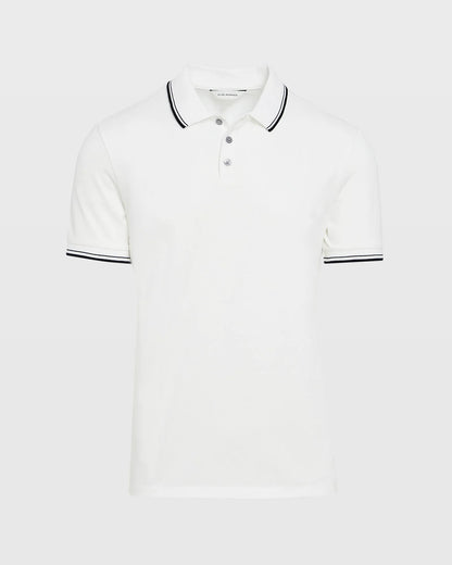 Tipped Collar Cotton Polo