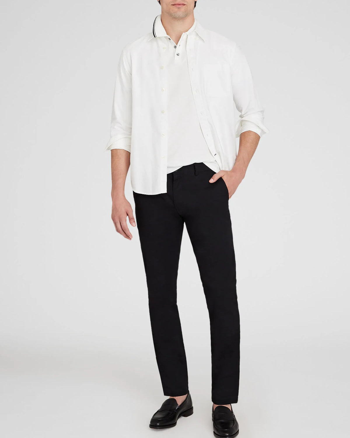 Tipped Collar Cotton Polo
