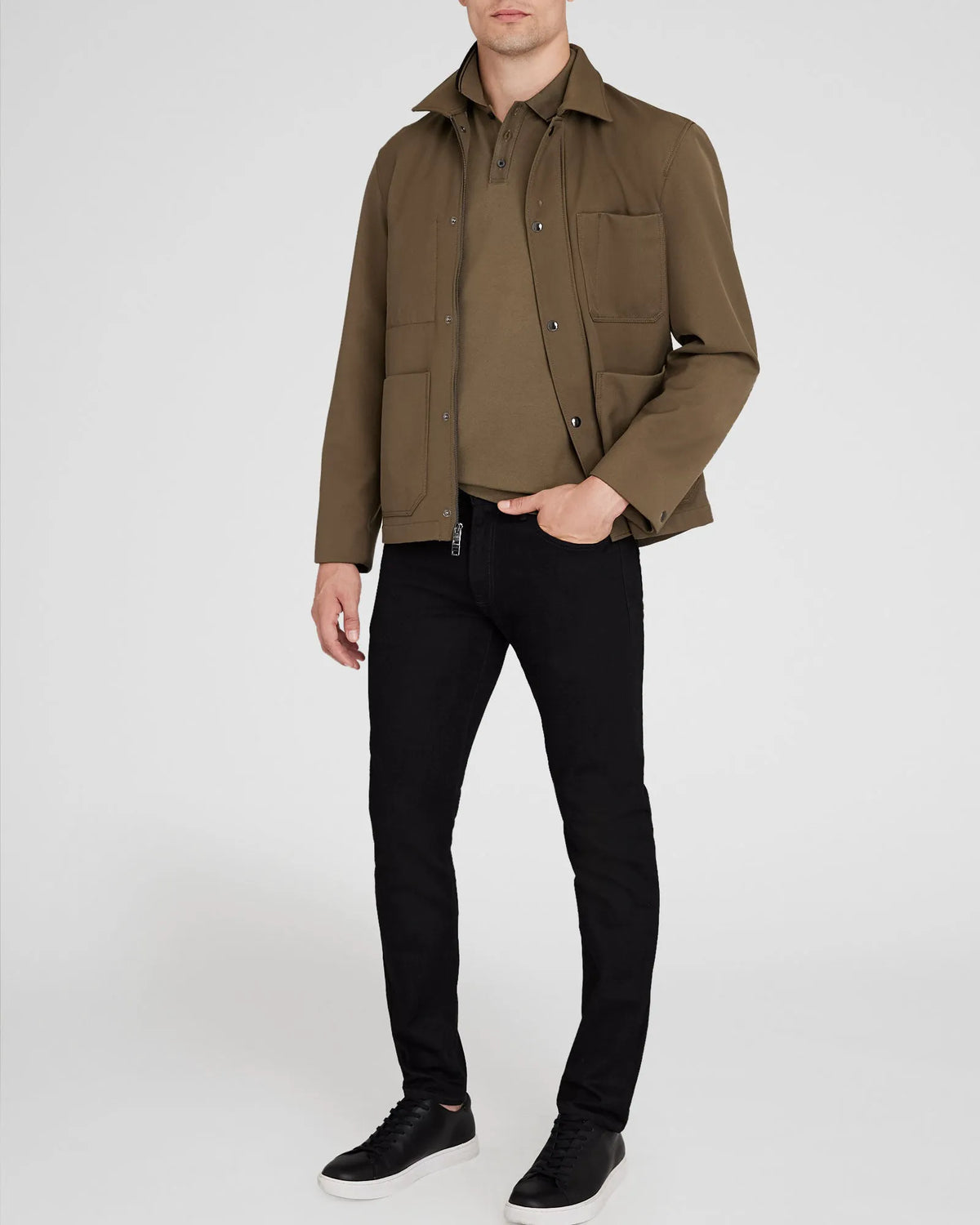 Tipped Collar Cotton Polo