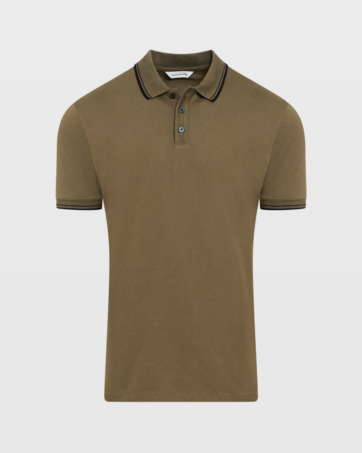 Tipped Collar Cotton Polo