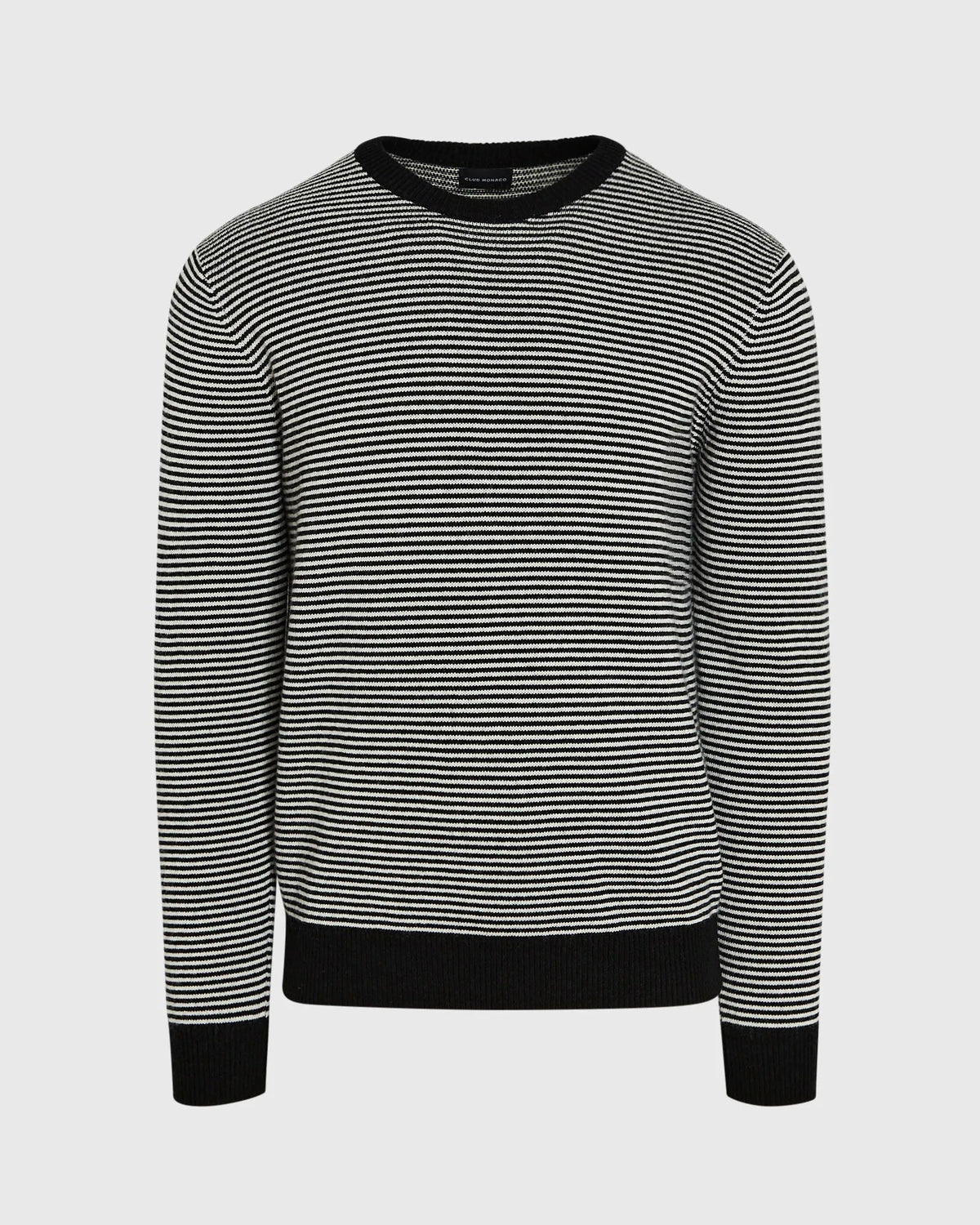 Wool-Blend Striped Crewneck Sweater