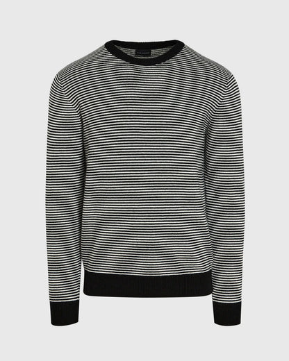 Wool-Blend Striped Crewneck Sweater