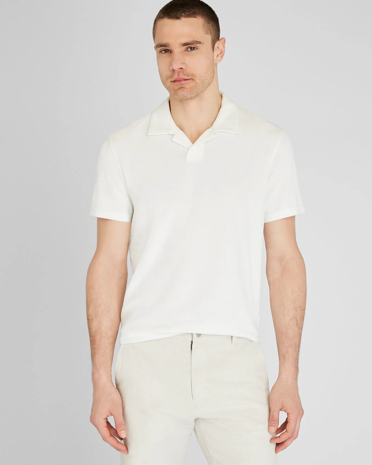 Loop Terry Johnny Collar Polo