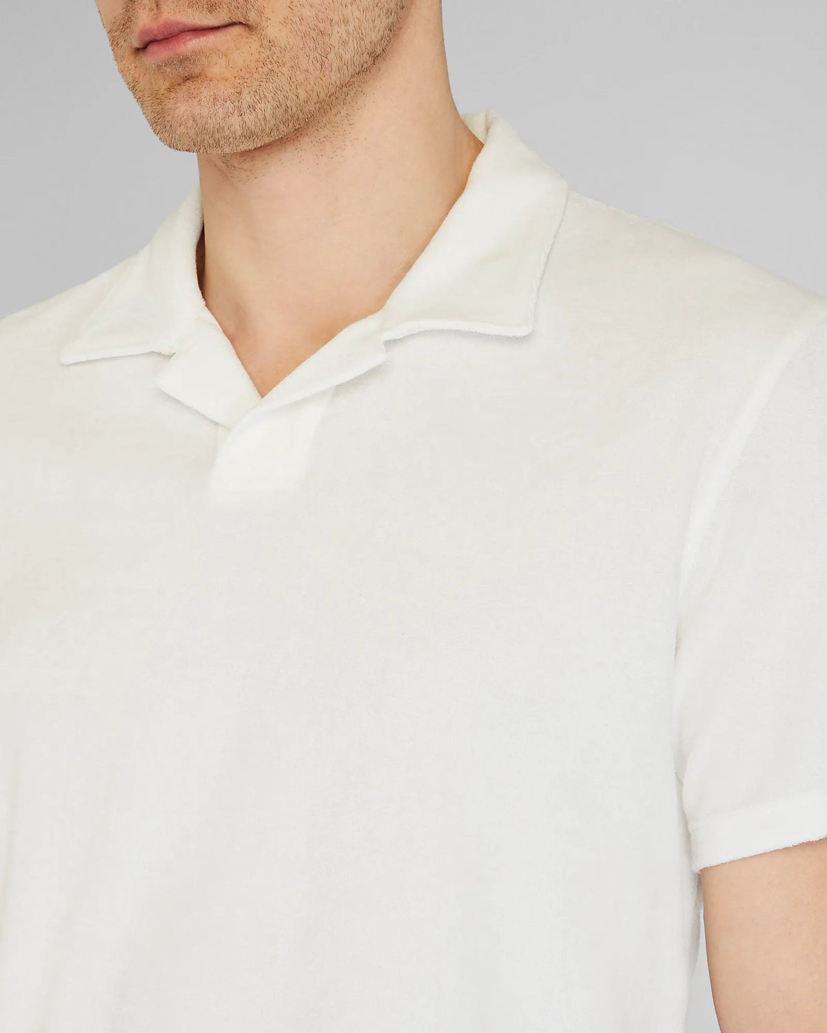 Loop Terry Johnny Collar Polo