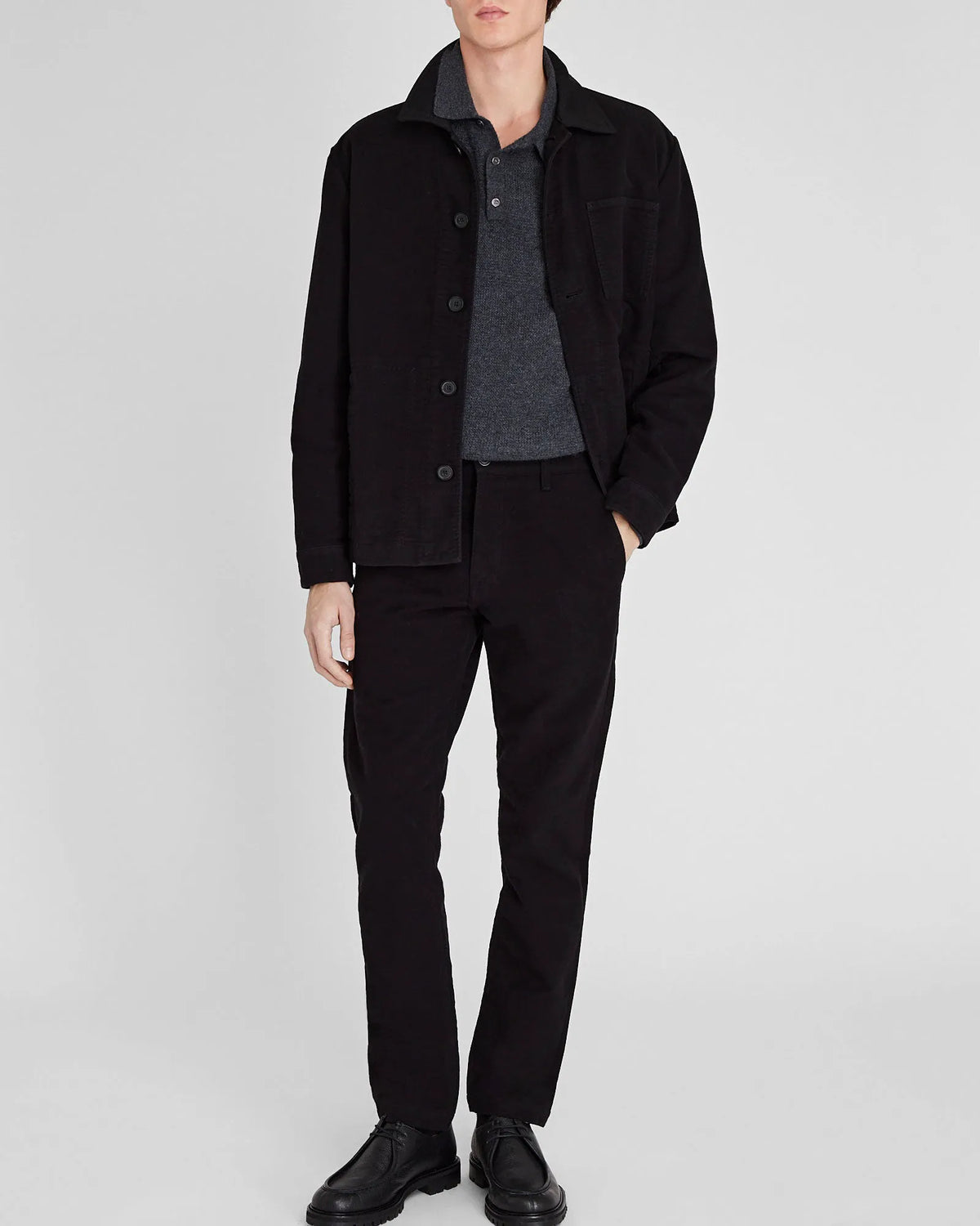Straight Fit Moleskin Pant