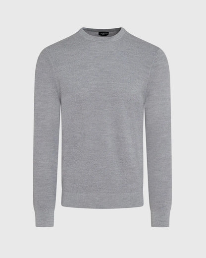 Wool Long-Sleeve Stitch Crew