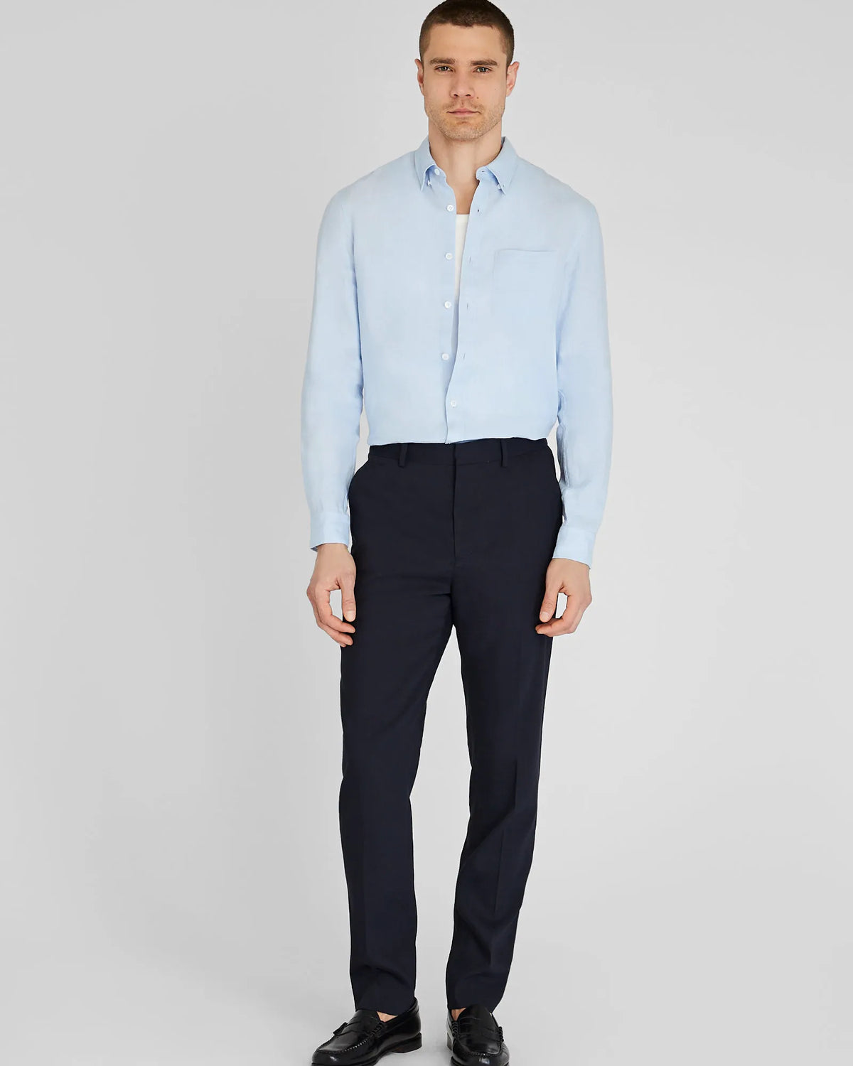 Stretch Linen Suit Trouser