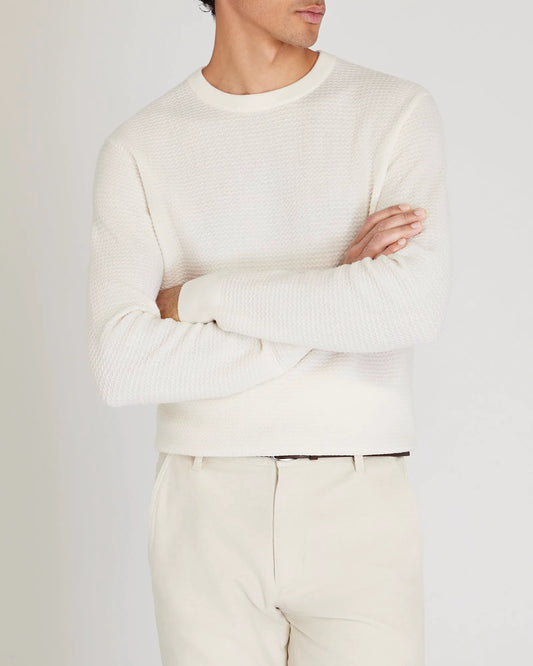 Long-Sleeve Refined Wool Sweater