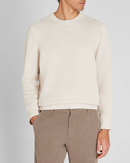 Statement Chenille Crewneck Sweater
