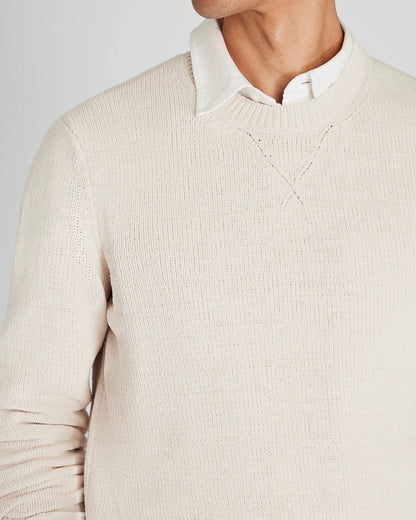 Statement Chenille Crewneck Sweater