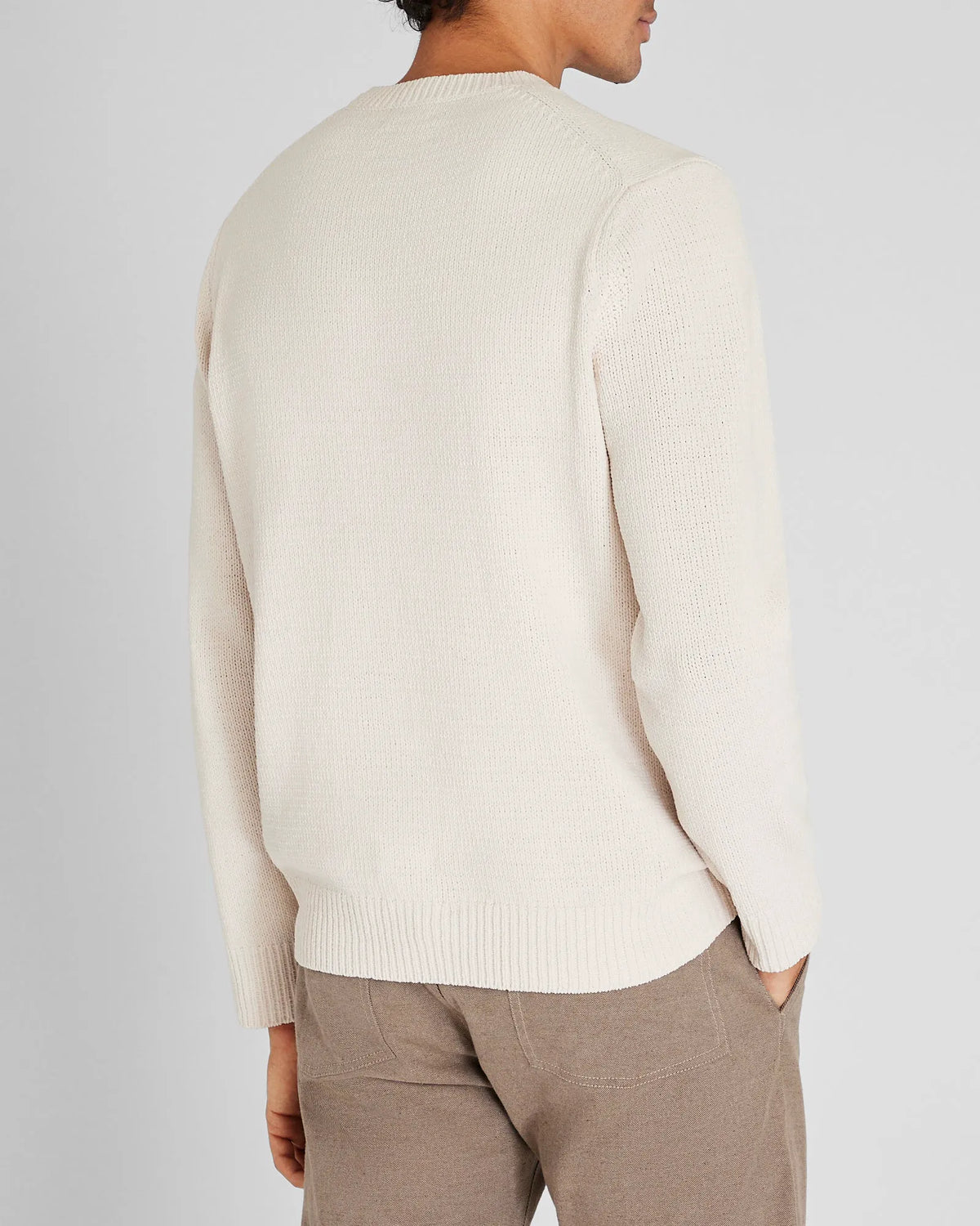Statement Chenille Crewneck Sweater