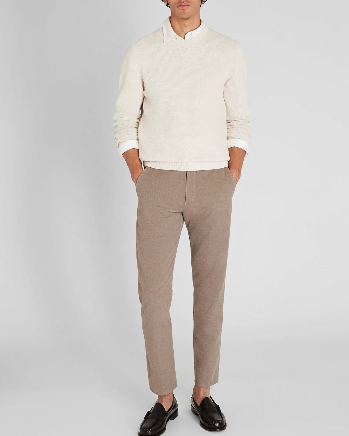 Statement Chenille Crewneck Sweater