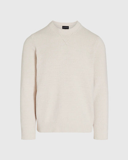 Statement Chenille Crewneck Sweater
