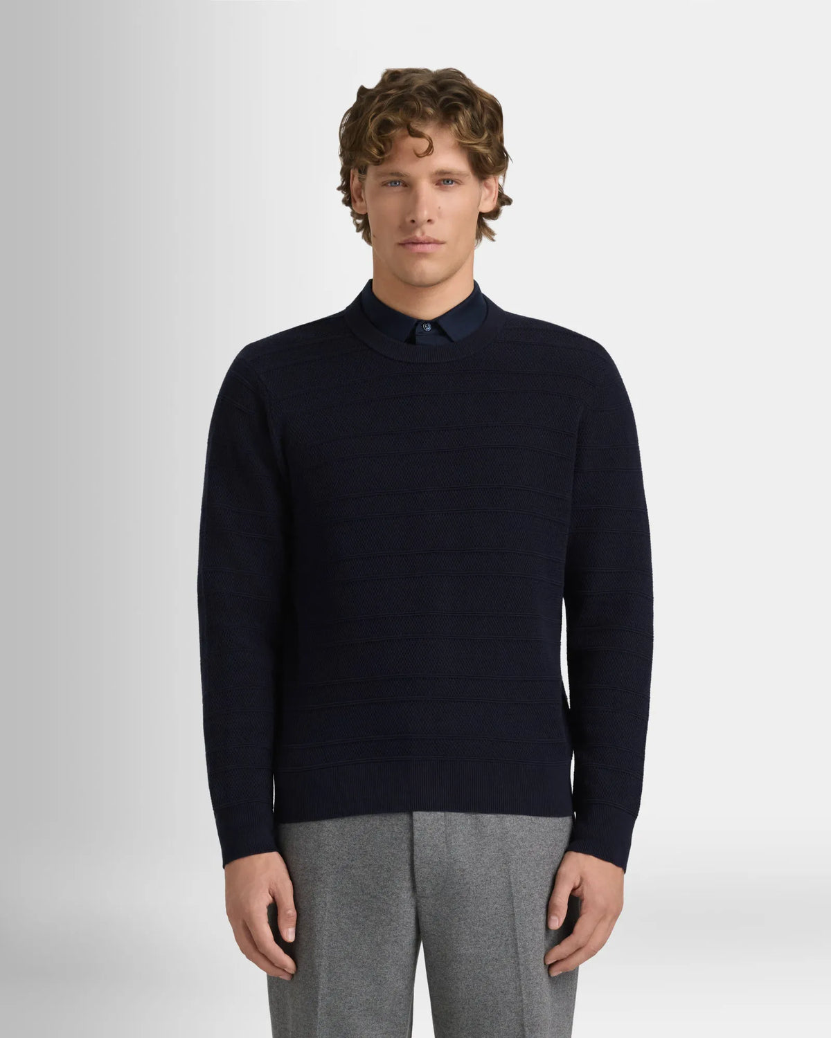 Stitch Stripe Crew