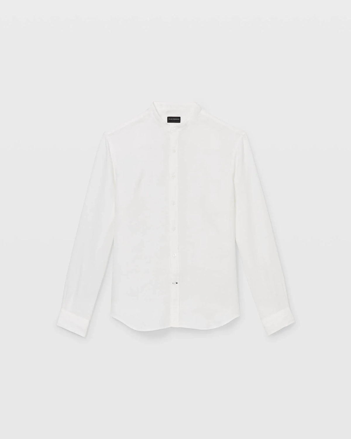 Band Collar Linen Shirt