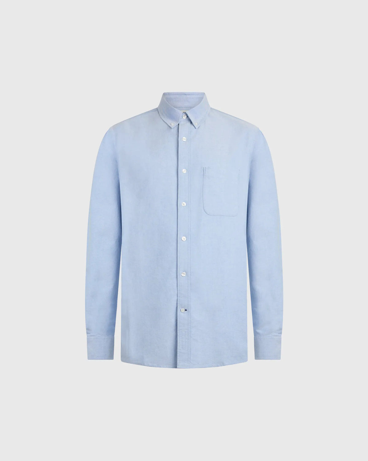 Long-Sleeve Solid Oxford Shirt