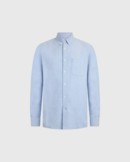 Long-Sleeve Solid Oxford Shirt