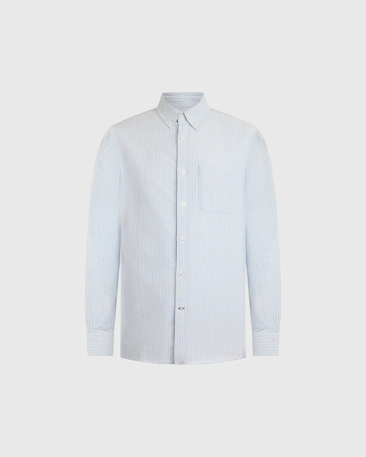 Long-Sleeve Striped Oxford Shirt