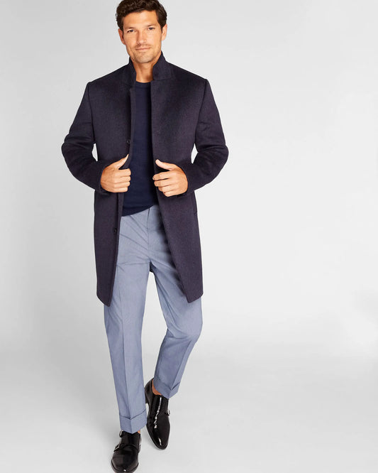 Loukas Funnel Neck Coat