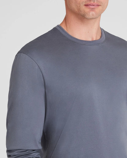 Long-Sleeve Refined Crew Tee