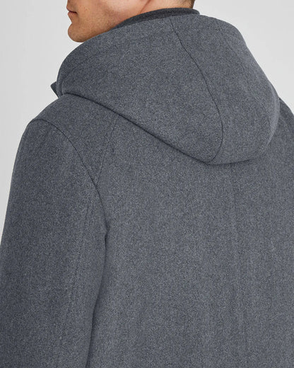 Wool Blend Padded Parka