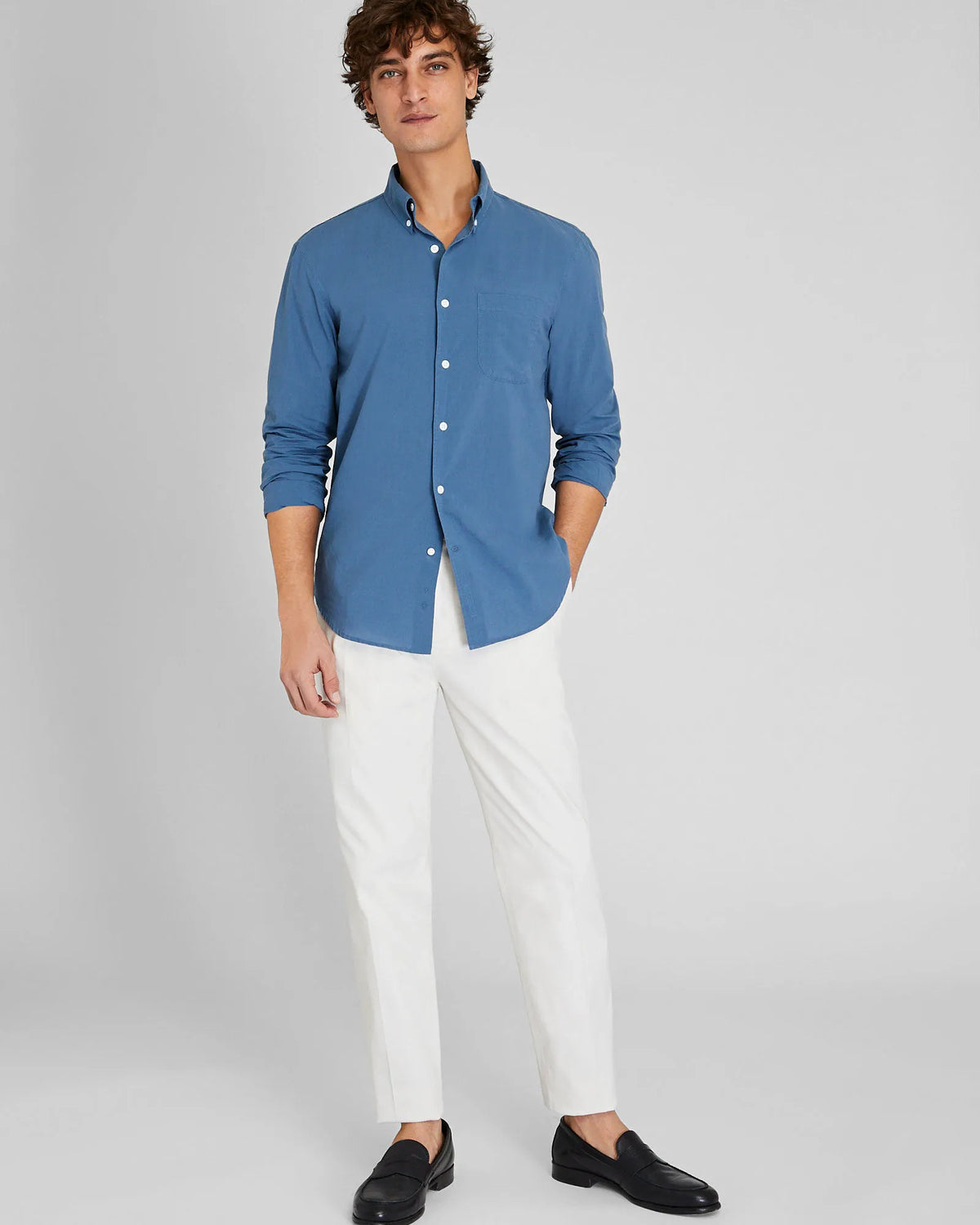 Solid Airy Poplin Shirt