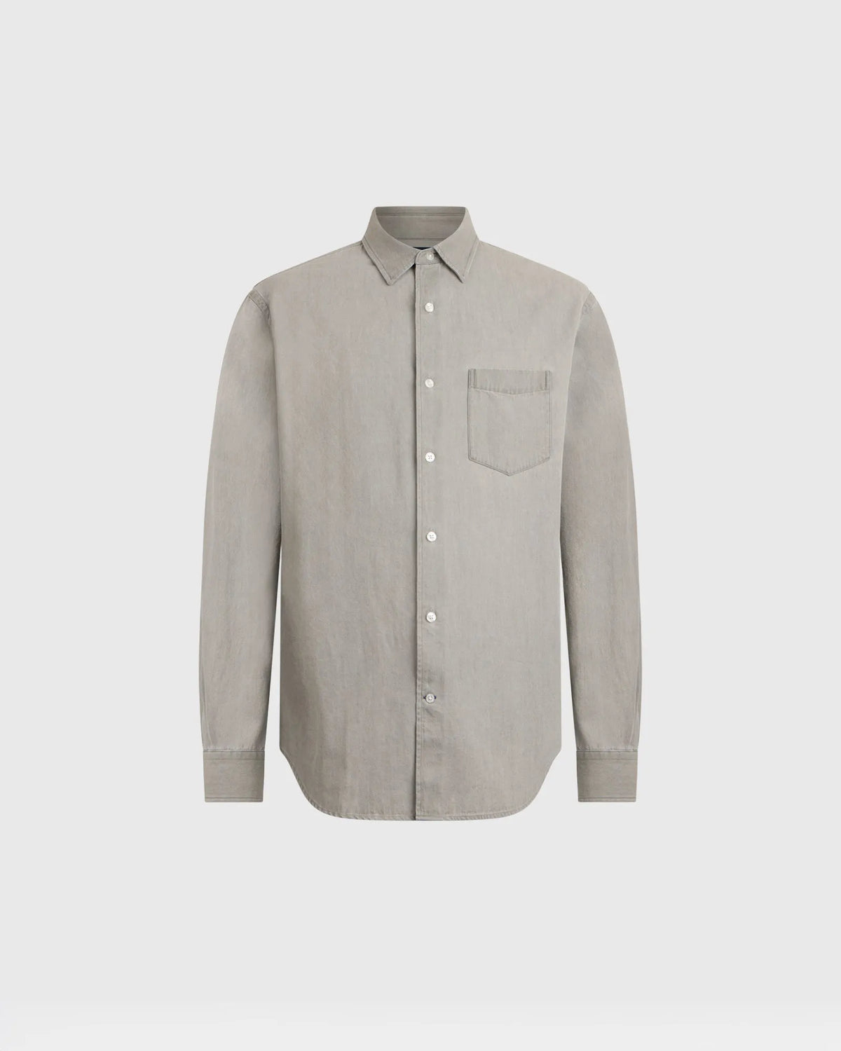 Long-Sleeve Denim Shirt