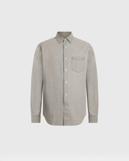 Long-Sleeve Denim Shirt