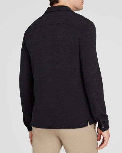 Relaxed Waffle Knit Shirt