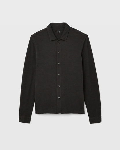 Relaxed Waffle Knit Shirt